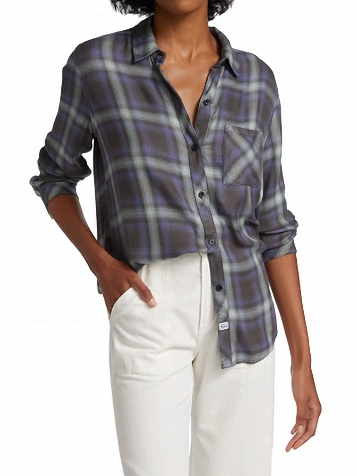 Женская рубашка на пуговицах Hunter в цвете Mint Ash Blue Rails
Женская рубашка на пуговицах Hunter в цвете Mint Ash Blue Rails