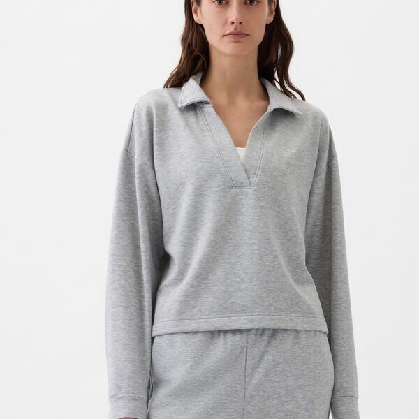 Толстовка с воротником-поло Gap, серый
Толстовка с воротником-поло Gap, серый