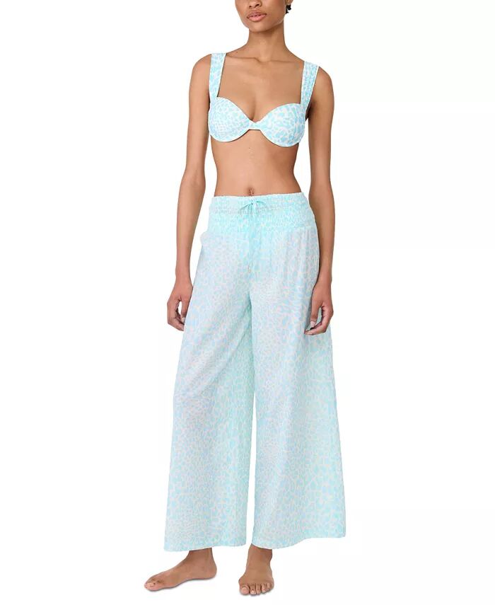 Женский бикини-топ с присборенными бретелями и хлопковые приталенные брюки с присборенной талией kate spade new york, черный
Женский бикини-топ с присборенными бретелями и хлопковые приталенные брюки с присборенной талией kate spade new york, черный