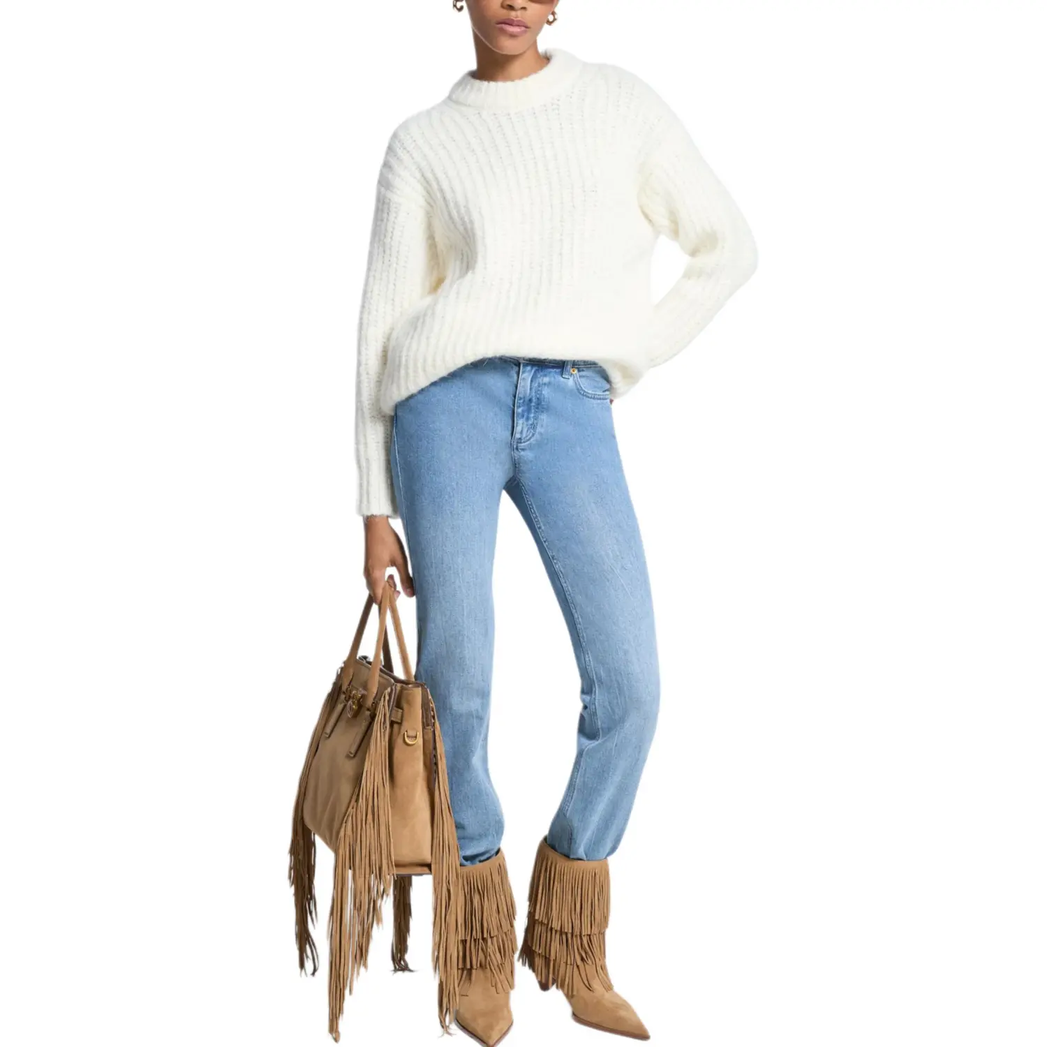 Свитер Loose Fit женский MICHAEL KORS, белый
Свитер Loose Fit женский MICHAEL KORS, белый