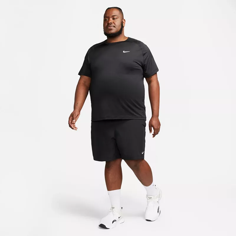 Мужская футболка для фитнеса с короткими рукавами Nike Dri-FIT Ready, черный
Мужская футболка для фитнеса с короткими рукавами Nike Dri-FIT Ready, черный