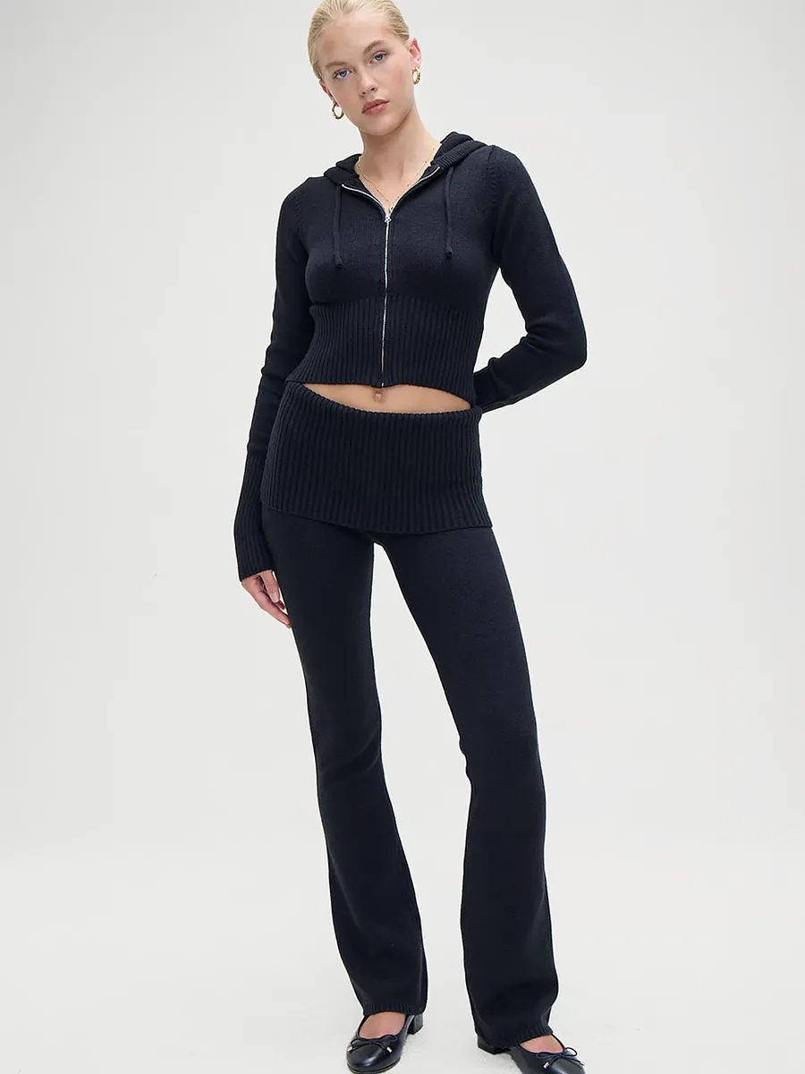 Вязаное худи Aimee Cloud Frankies Bikinis, черный
Вязаное худи Aimee Cloud Frankies Bikinis, черный