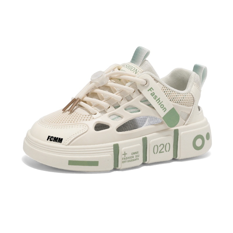 Износостойкие дышащие низкие детские кроссовки для повседневной жизни FCMM, бежевый/зеленый
Износостойкие дышащие низкие детские кроссовки для повседневной жизни FCMM, бежевый/зеленый