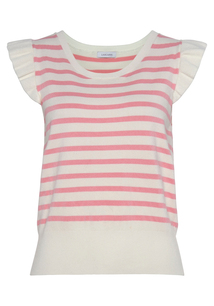 Свитер LASCANA, бежевый/розовый
Свитер LASCANA, бежевый/розовый