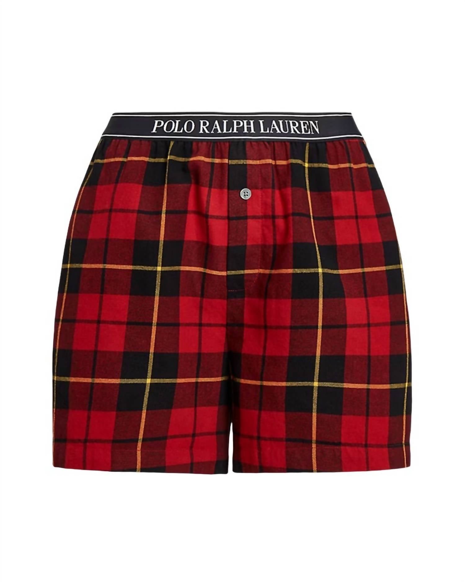 Женские фланелевые шорты-боксеры в клетку Уоллес Polo Ralph Lauren, цвет wallace plaid
Женские фланелевые шорты-боксеры в клетку Уоллес Polo Ralph Lauren, цвет wallace plaid