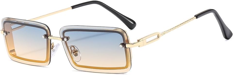 Винтажные модные солнцезащитные очки без оправы, прямоугольной формы, с градиентным покрытием, защитой от УФ-излучения UV400, для путешествий, женские, SUN4023 Generic, C5
Винтажные модные солнцезащитные очки без оправы, прямоугольной формы, с градиентным покрытием, защитой от УФ-излучения UV400, для путешествий, женские, SUN4023 Generic, C5