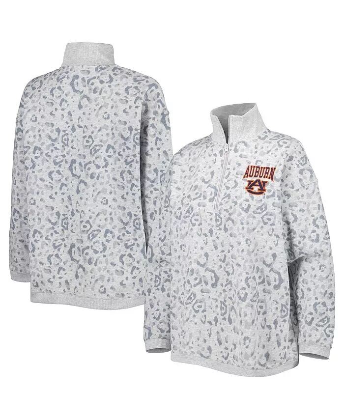 Женский свитшот с молнией на четверть с леопардовым принтом Heather Grey Auburn Tigers Gameday Couture
Женский свитшот с молнией на четверть с леопардовым принтом Heather Grey Auburn Tigers Gameday Couture