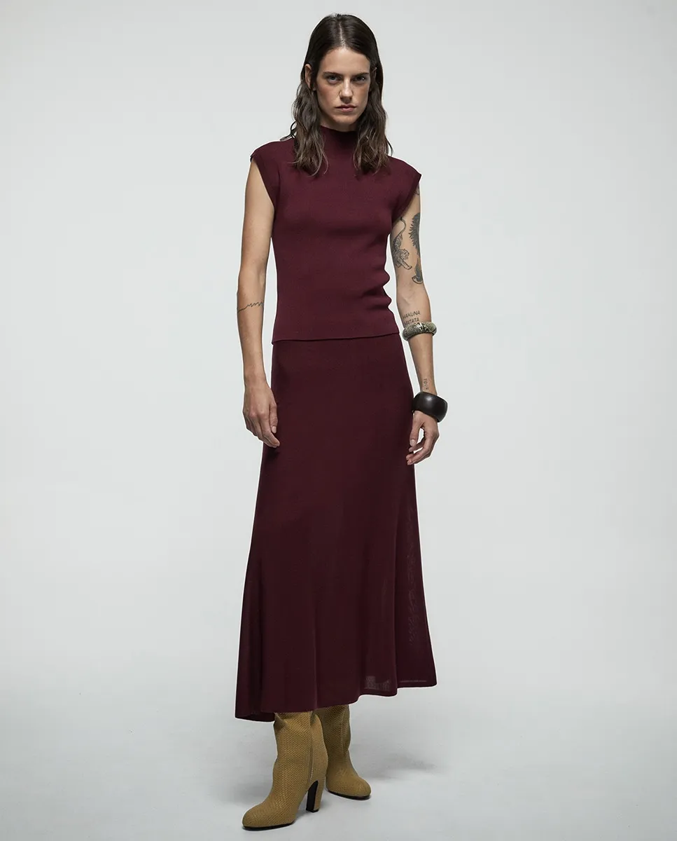Длинная юбка комплект Sfera, бордовый
Длинная юбка комплект Sfera, бордовый