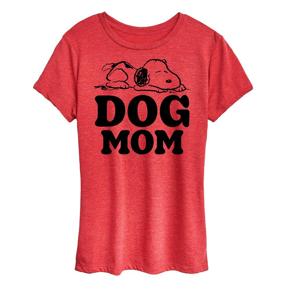 Женская футболка с рисунком Peanuts Snoopy Dog Mom Licensed Character, цвет Heather Red
Женская футболка с рисунком Peanuts Snoopy Dog Mom Licensed Character, цвет Heather Red
