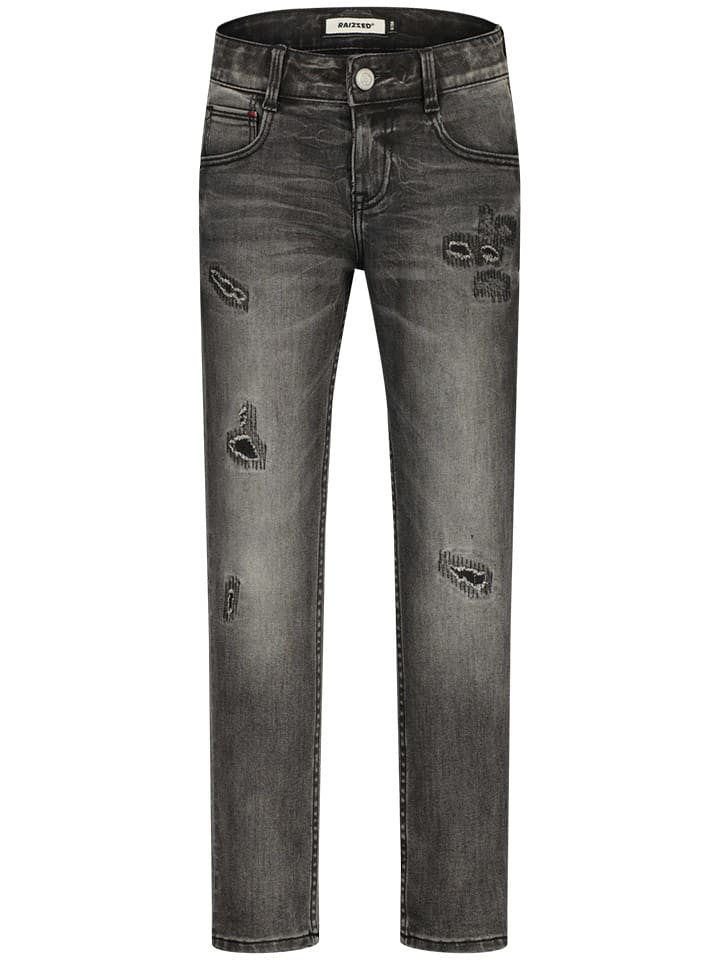 Джинсы облегающего кроя антрацитового цвета RAIZZED
Джинсы облегающего кроя антрацитового цвета RAIZZED
