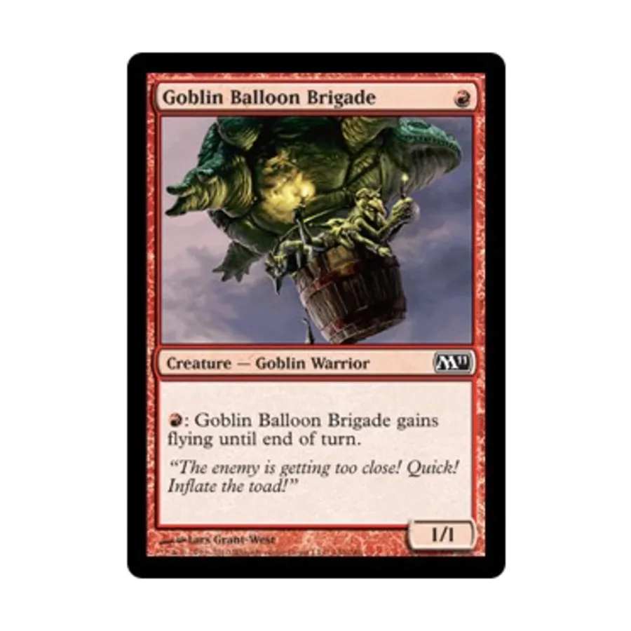 CCG Бригада воздушных шаров гоблинов (C), MTG - Magic 2011
CCG Бригада воздушных шаров гоблинов (C), MTG - Magic 2011