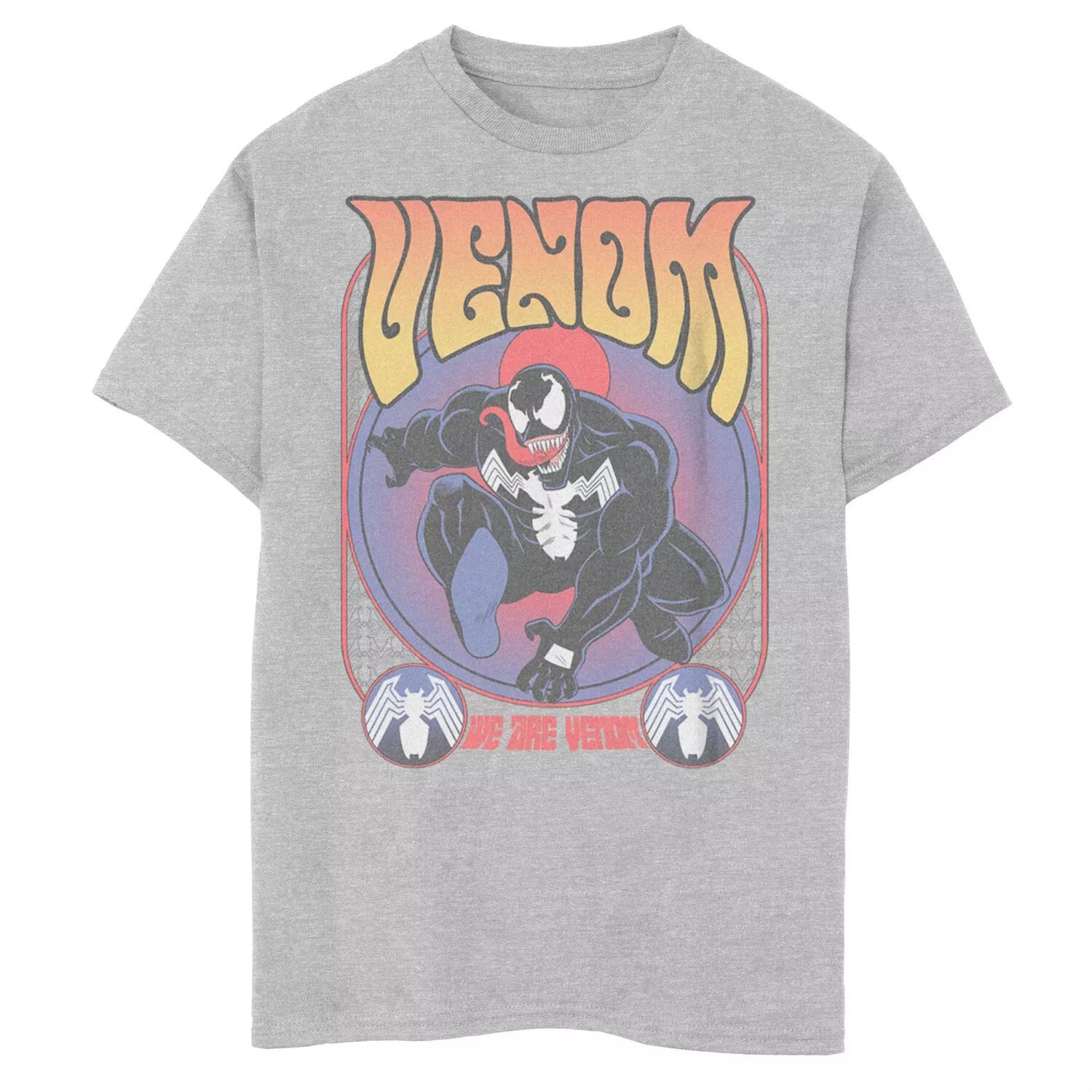 Футболка с рисунком «We Are Venom» в стиле ретро для мальчиков 8–20 лет с изображением портрета Marvel Marvel