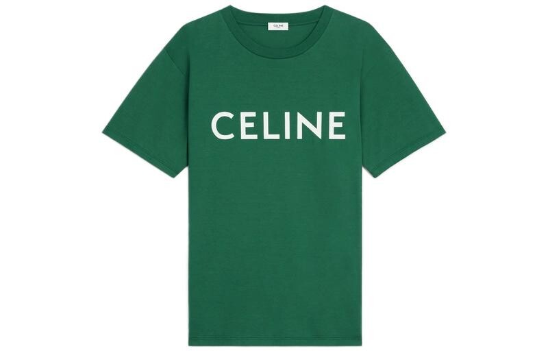 Футболка женская Celine с логотипом, зеленый
Футболка женская Celine с логотипом, зеленый