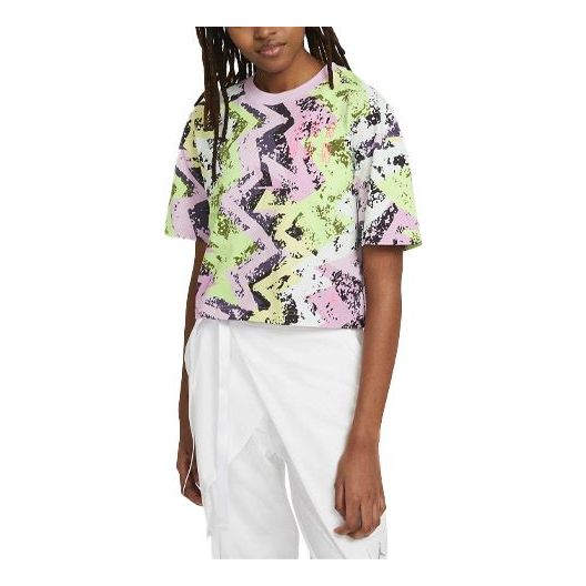 Футболка (WMNS) Air Jordan Heatwave Boxy Logo Embroidered Full Print Loose Sports Short Sleeve Light Pink T-Shirt
Футболка (WMNS) Air Jordan Heatwave Boxy Logo Embroidered Full Print Loose Sports Short Sleeve Light Pink T-Shirt
