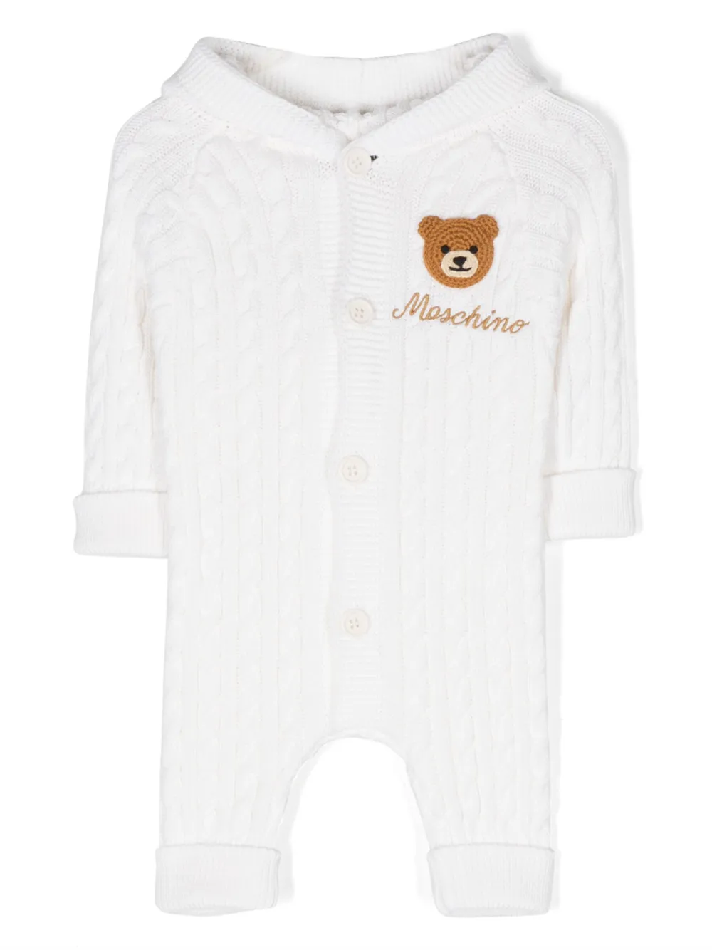 Ромпер с нашивкой Teddy Bear Moschino Kids, белый
Ромпер с нашивкой Teddy Bear Moschino Kids, белый