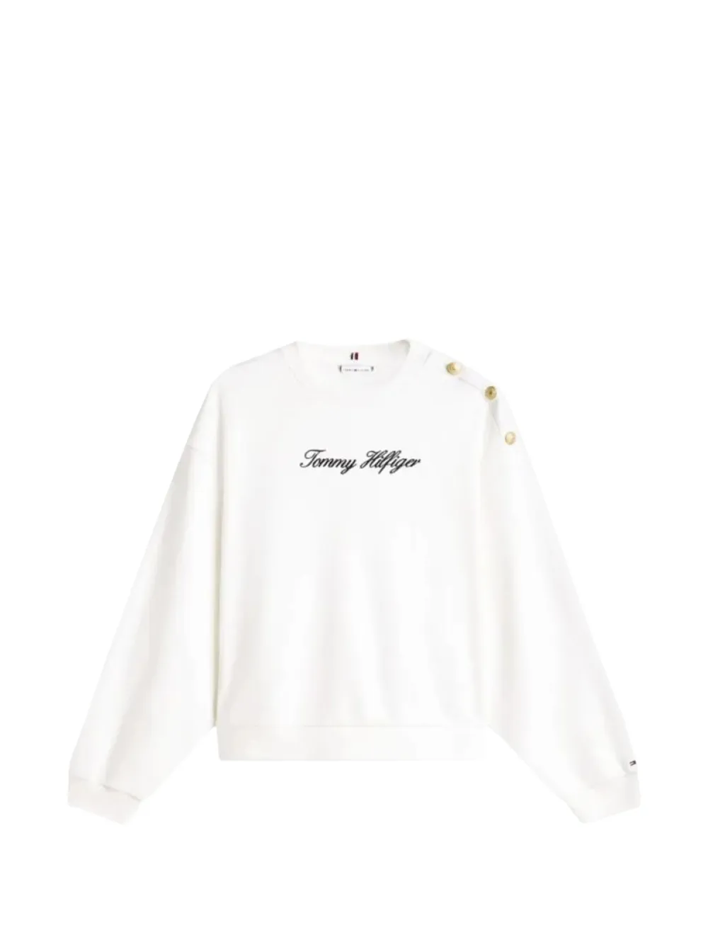 Свитшот с отделкой на плечах Tommy Hilfiger, белый
Свитшот с отделкой на плечах Tommy Hilfiger, белый