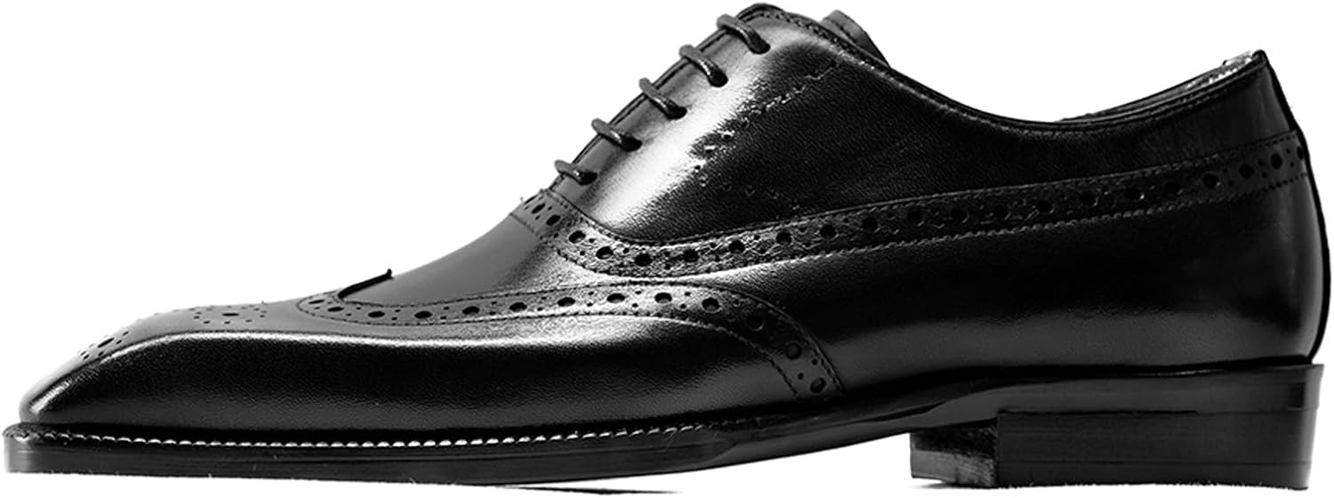 Мужские кожаные оксфорды WinDhana - туфли дерби с квадратным носком и полной перфорацией, из натуральной кожи, ручная работа, формальный стиль 541-A7, черный
Мужские кожаные оксфорды WinDhana - туфли дерби с квадратным носком и полной перфорацией, из натуральной кожи, ручная работа, формальный стиль 541-A7, черный