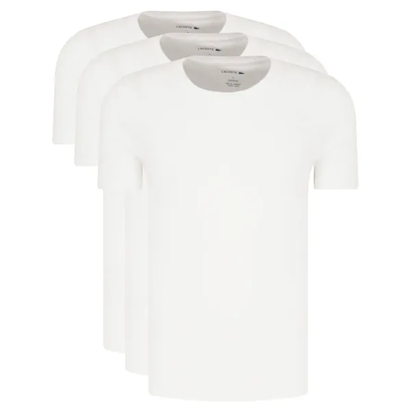 Комплект из трех футболок приталенного кроя Lacoste, белый
Комплект из трех футболок приталенного кроя Lacoste, белый
