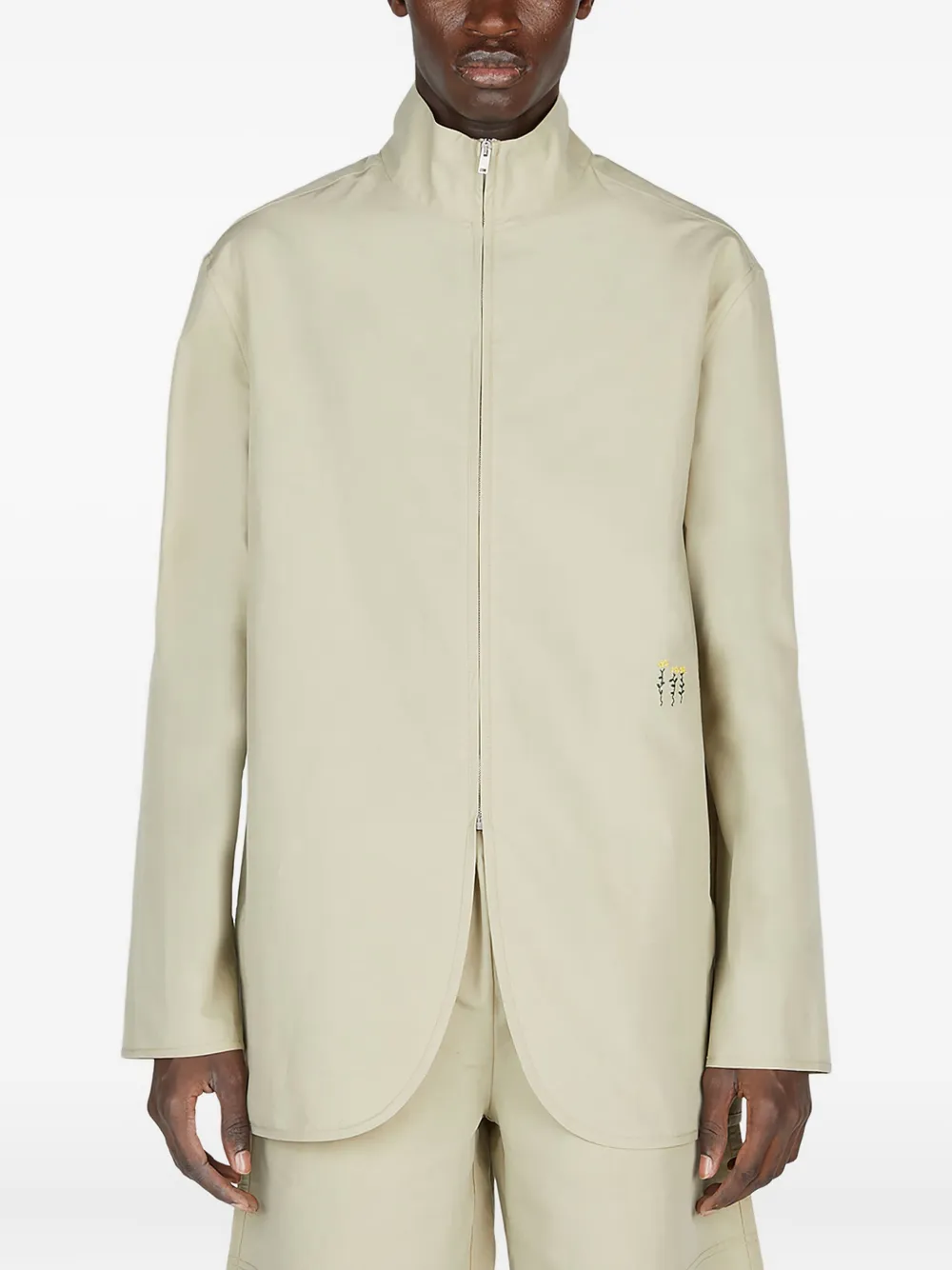 Куртка с высоким воротником и вышивкой Diomene, нейтральный
Куртка с высоким воротником и вышивкой Diomene, нейтральный