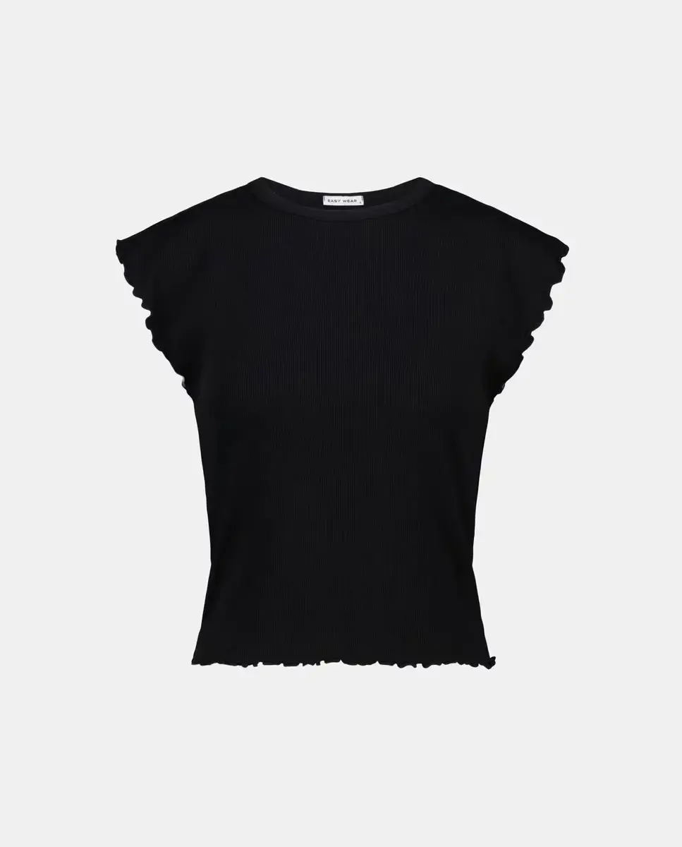 Женская махровая футболка с коротким рукавом Easy Wear, черный
Женская махровая футболка с коротким рукавом Easy Wear, черный