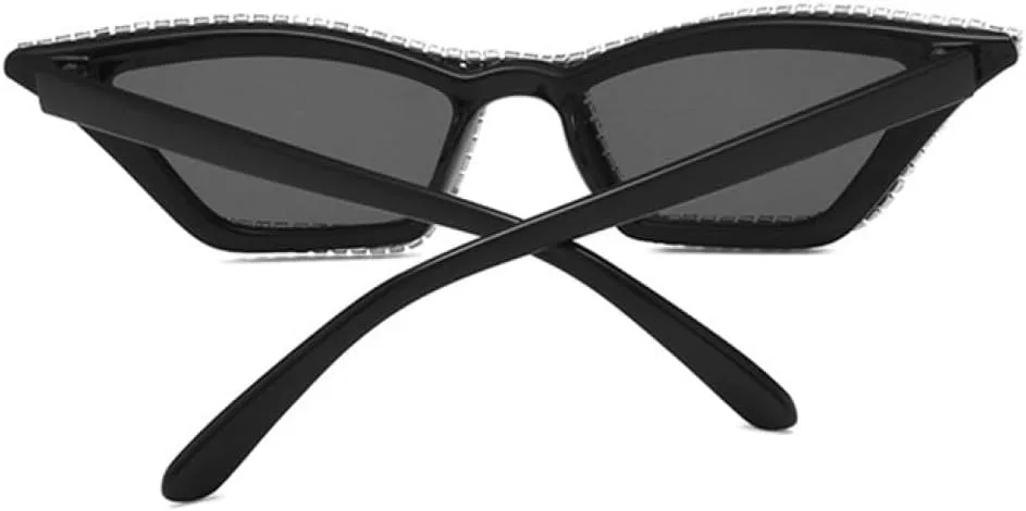 Солнцезащитные очки в форме «кошачий глаз» с блестками и кристаллами, женские, черные с белыми линзами, защита от ультрафиолета UV400 LANGSER, C6 White Gray
Солнцезащитные очки в форме «кошачий глаз» с блестками и кристаллами, женские, черные с белыми линзами, защита от ультрафиолета UV400 LANGSER, C6 White Gray