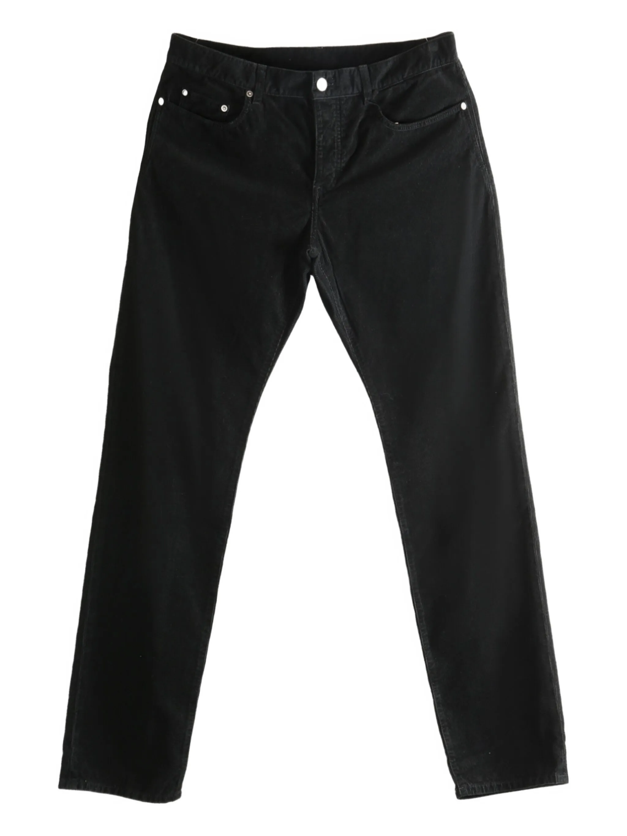 Вельветовые брюки с прямыми штанинами Saint Laurent, черный
Вельветовые брюки с прямыми штанинами Saint Laurent, черный