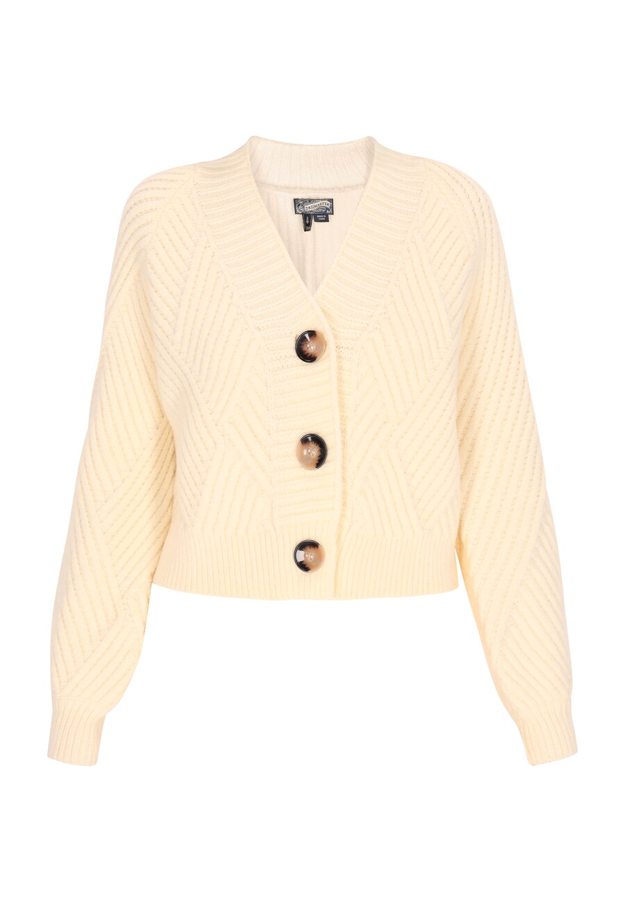 Вязаный кардиган DreiMaster Vintage, кремовый
Вязаный кардиган DreiMaster Vintage, кремовый