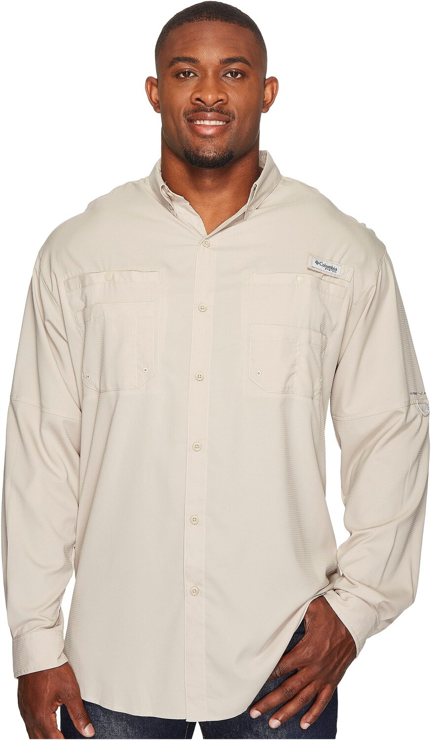 Рубашка Big & Tall Tamiami II L/S Columbia, цвет Fossil 
Рубашка Big & Tall Tamiami II L/S Columbia, цвет Fossil