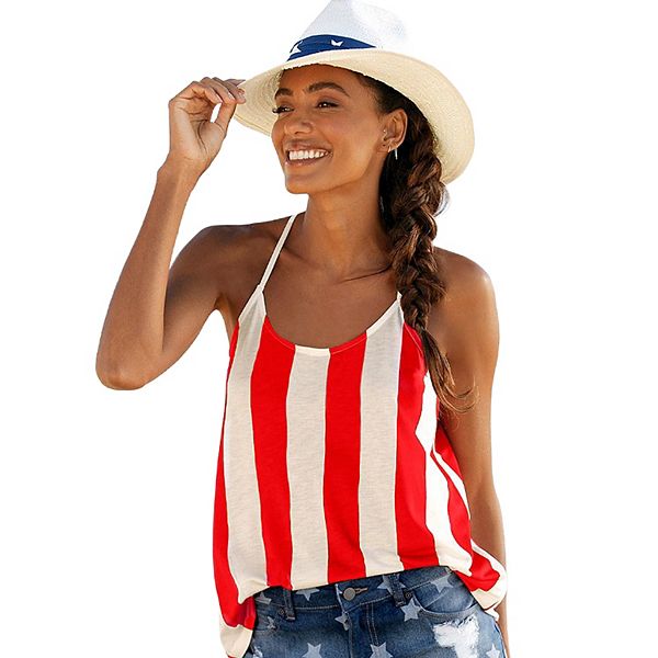 Женский топ с ремешками и открытой спиной Lascana, Red And White
Женский топ с ремешками и открытой спиной Lascana, Red And White