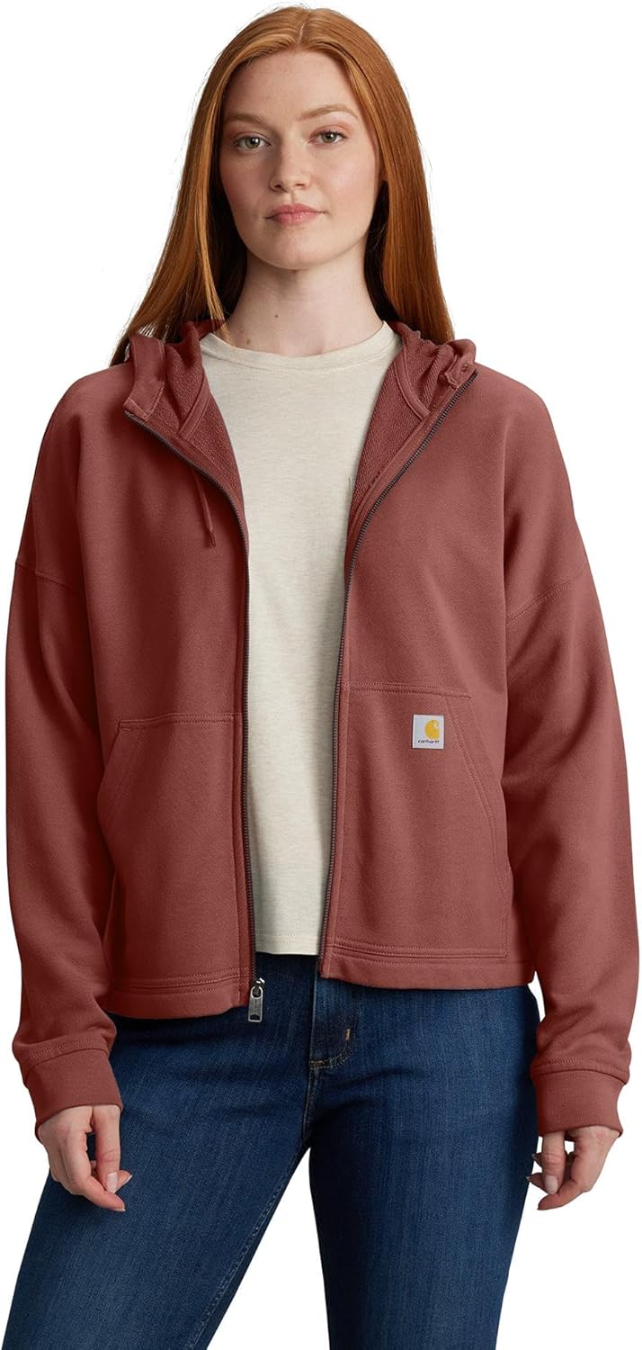 Carhartt Women's TENCEL Fiber Series Loose Fit Full-Zip Sweatshirt, Barnwood
Carhartt Women's TENCEL Fiber Series Loose Fit Full-Zip Sweatshirt, Barnwood