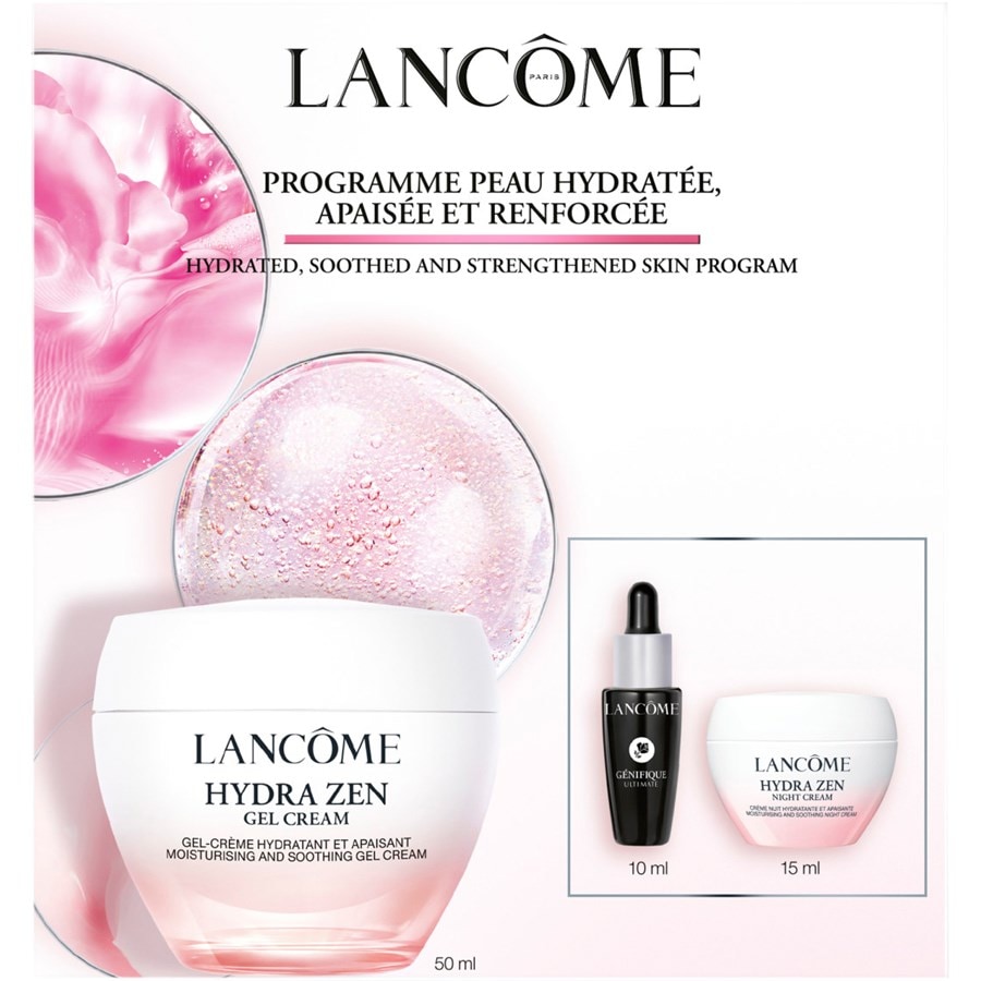 Крем для лица Lancôme Hydra Zen Gel Cream Set, Hydra Zen Gel Cream 50 ml + Génifique Ultimate Serum 10 ml + Hydra Zen Night 15 ml / 1 Stk.
Крем для лица Lancôme Hydra Zen Gel Cream Set, Hydra Zen Gel Cream 50 ml + Génifique Ultimate Serum 10 ml + Hydra Zen Night 15 ml / 1 Stk.