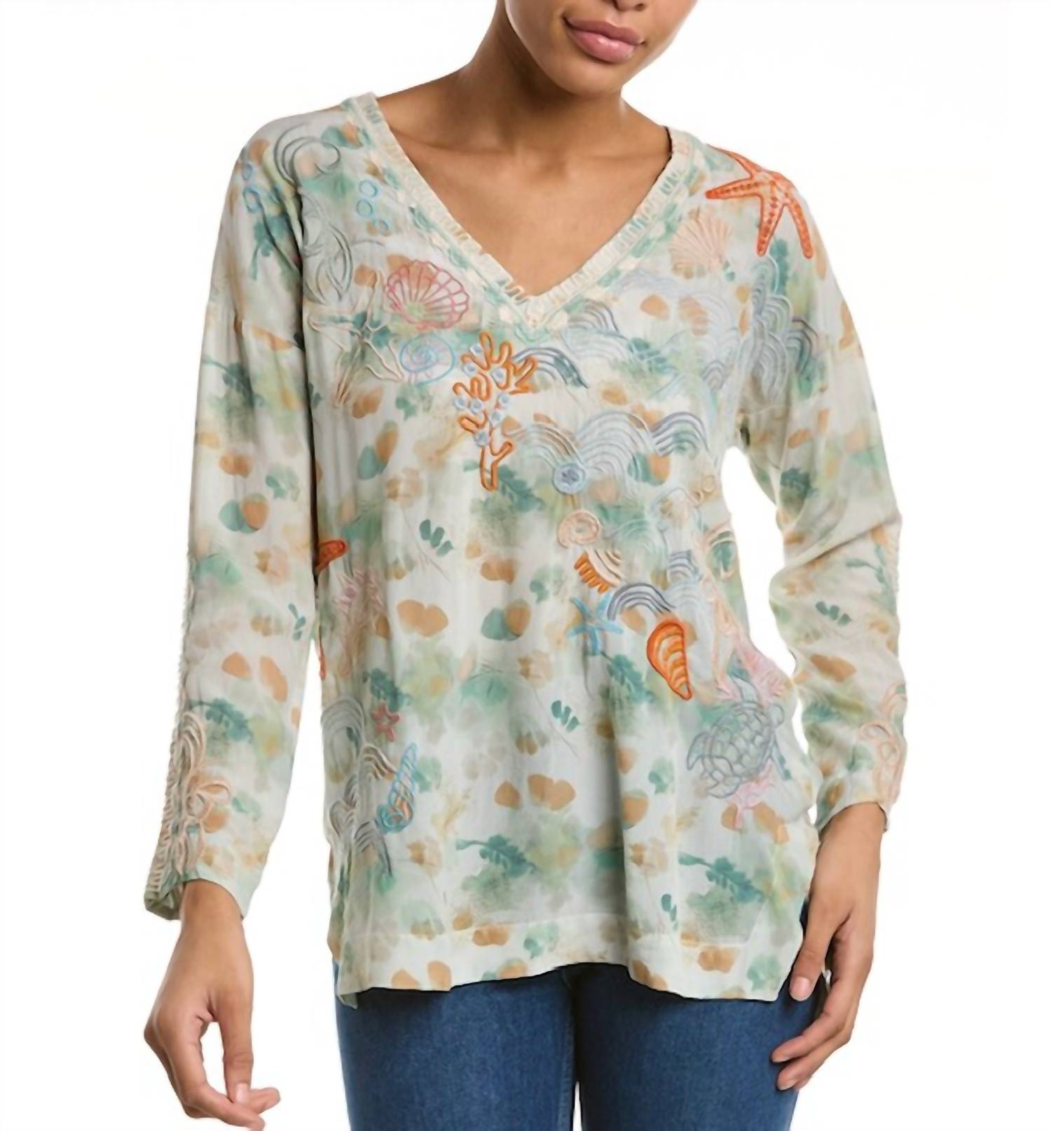 Блуза Myrtle в цвете Multi Johnny Was 
Блуза Myrtle в цвете Multi Johnny Was