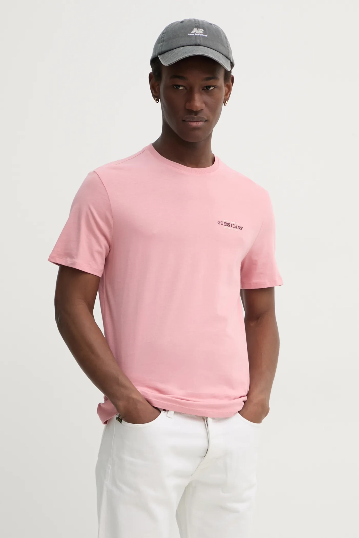 Хлопковая футболка Guess Jeans, розовый
Хлопковая футболка Guess Jeans, розовый