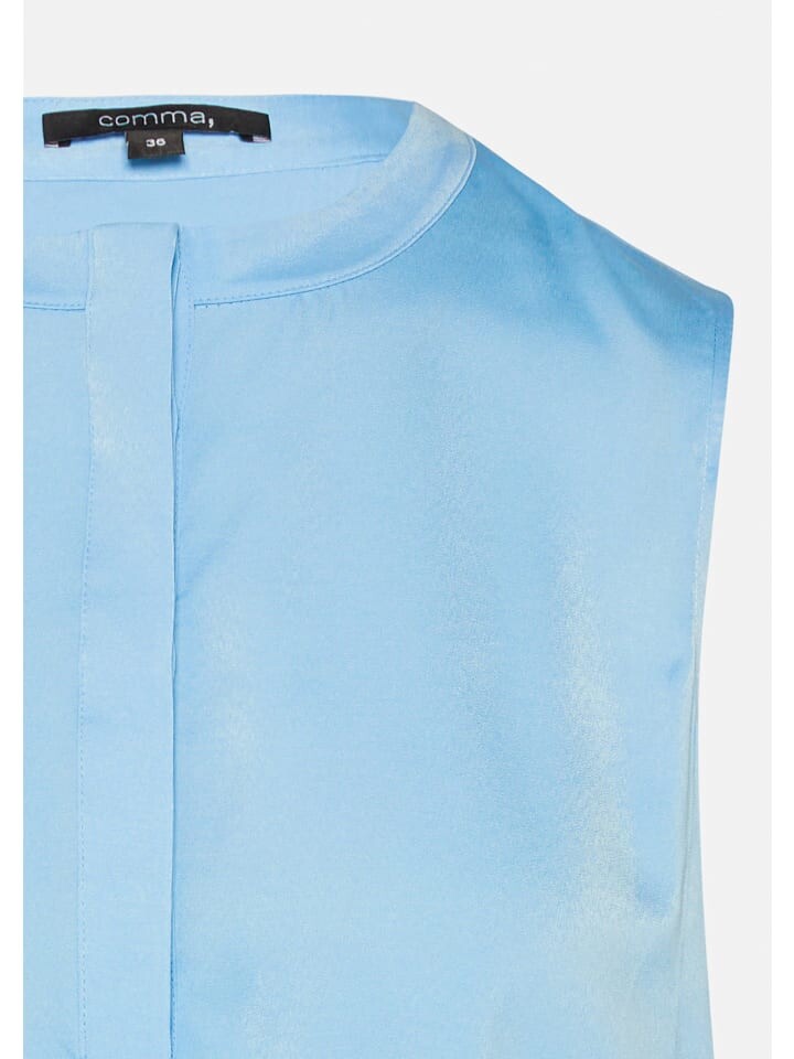 Блуза comma Bluse ärmellos, синий
Блуза comma Bluse ärmellos, синий