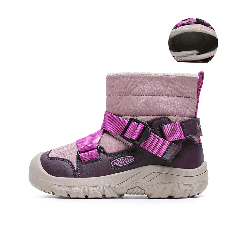 Противоскользящие, амортизирующие, износостойкие, термостойкие, увеличивающие высоту детские ботинки Annil, красный 
Противоскользящие, амортизирующие, износостойкие, термостойкие, увеличивающие высоту детские ботинки Annil, красный