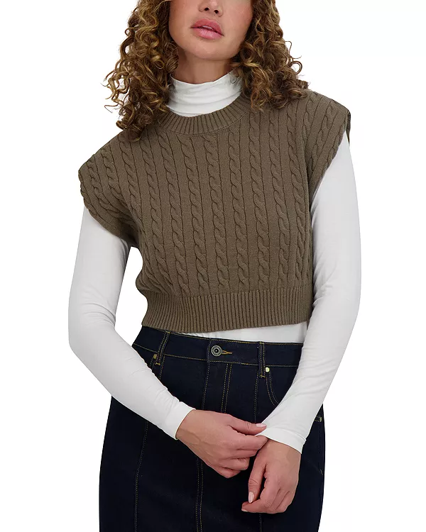 Жилет крупной вязки Point, зеленый
Жилет крупной вязки Point, зеленый