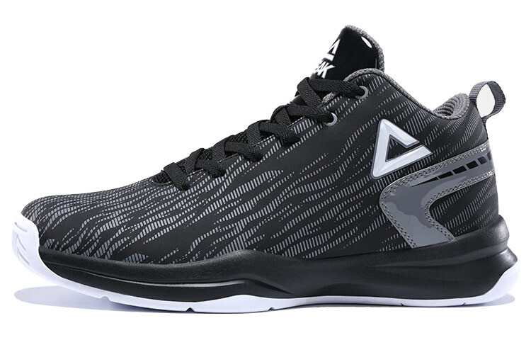 Баскетбольные кроссовки мужские среднего размера, черные/серые Peak
Баскетбольные кроссовки мужские среднего размера, черные/серые Peak