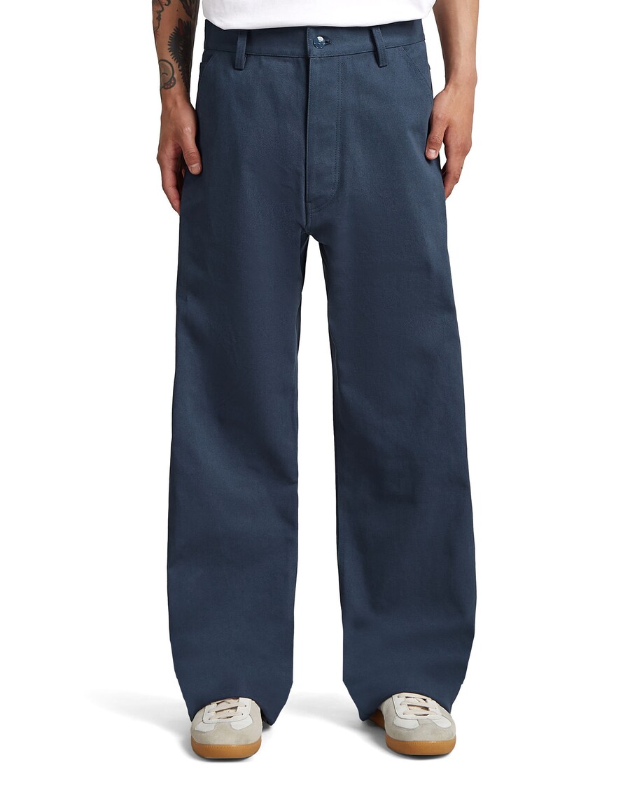 Свободные брюки-чинос G-STAR, темно-синий
Свободные брюки-чинос G-STAR, темно-синий