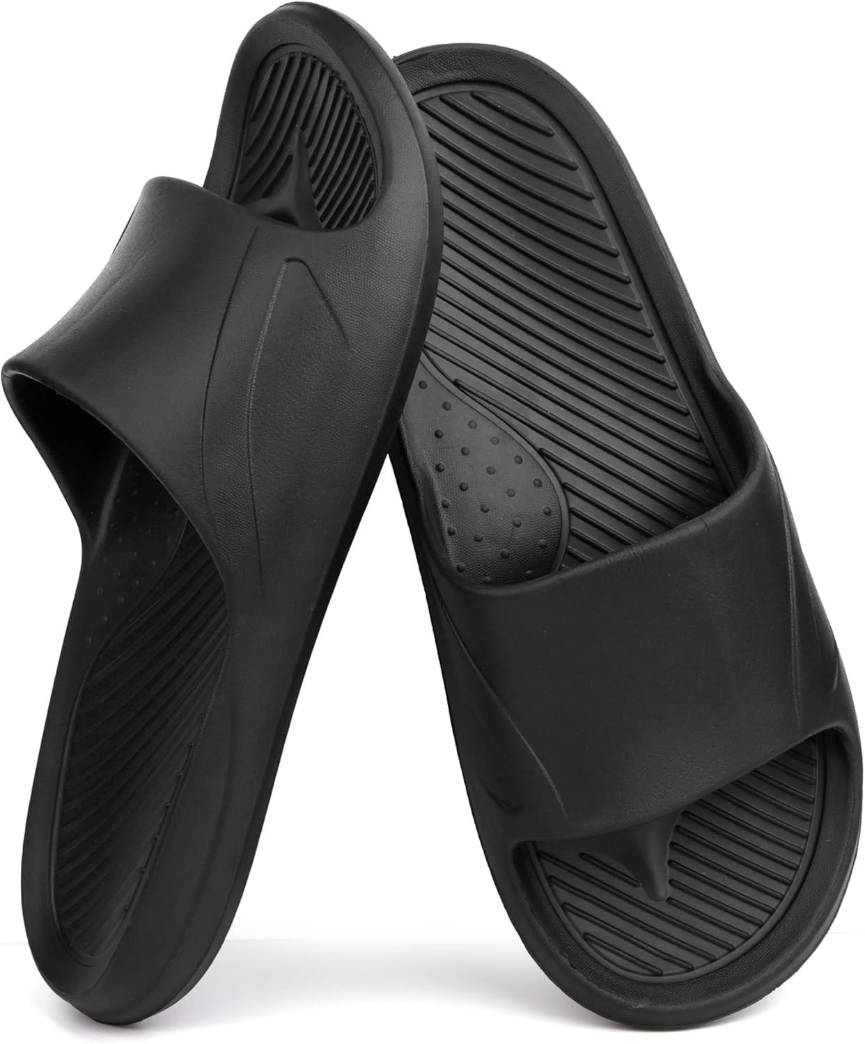 Мужские шлепанцы CWODOR для душа, очень большие, быстро сохнут, противоскользящие, черный
Мужские шлепанцы CWODOR для душа, очень большие, быстро сохнут, противоскользящие, черный