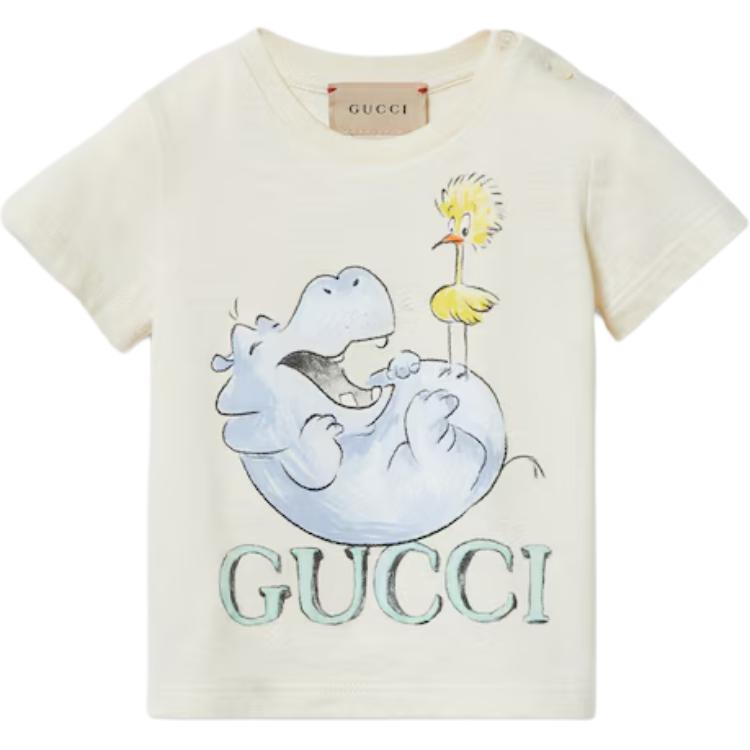 Футболка белая для младенцев и малышей GUCCI 
Футболка белая для младенцев и малышей GUCCI