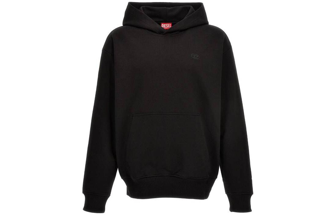 Толстовка с капюшоном Macs Hood Megoval D с вышитым логотипом DIESEL, черный
Толстовка с капюшоном Macs Hood Megoval D с вышитым логотипом DIESEL, черный