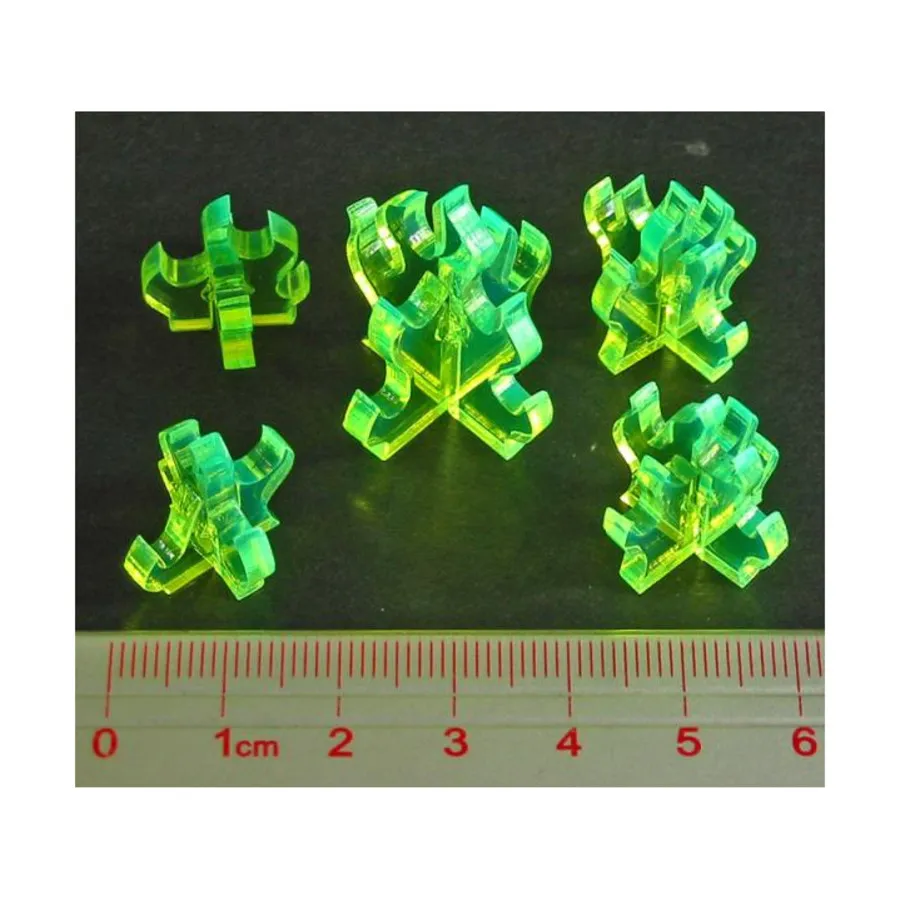 Маркеры токсичного пламени — разные размеры, Token Sets - Explosion, Fire, Smoke (Litko Aerosystems)