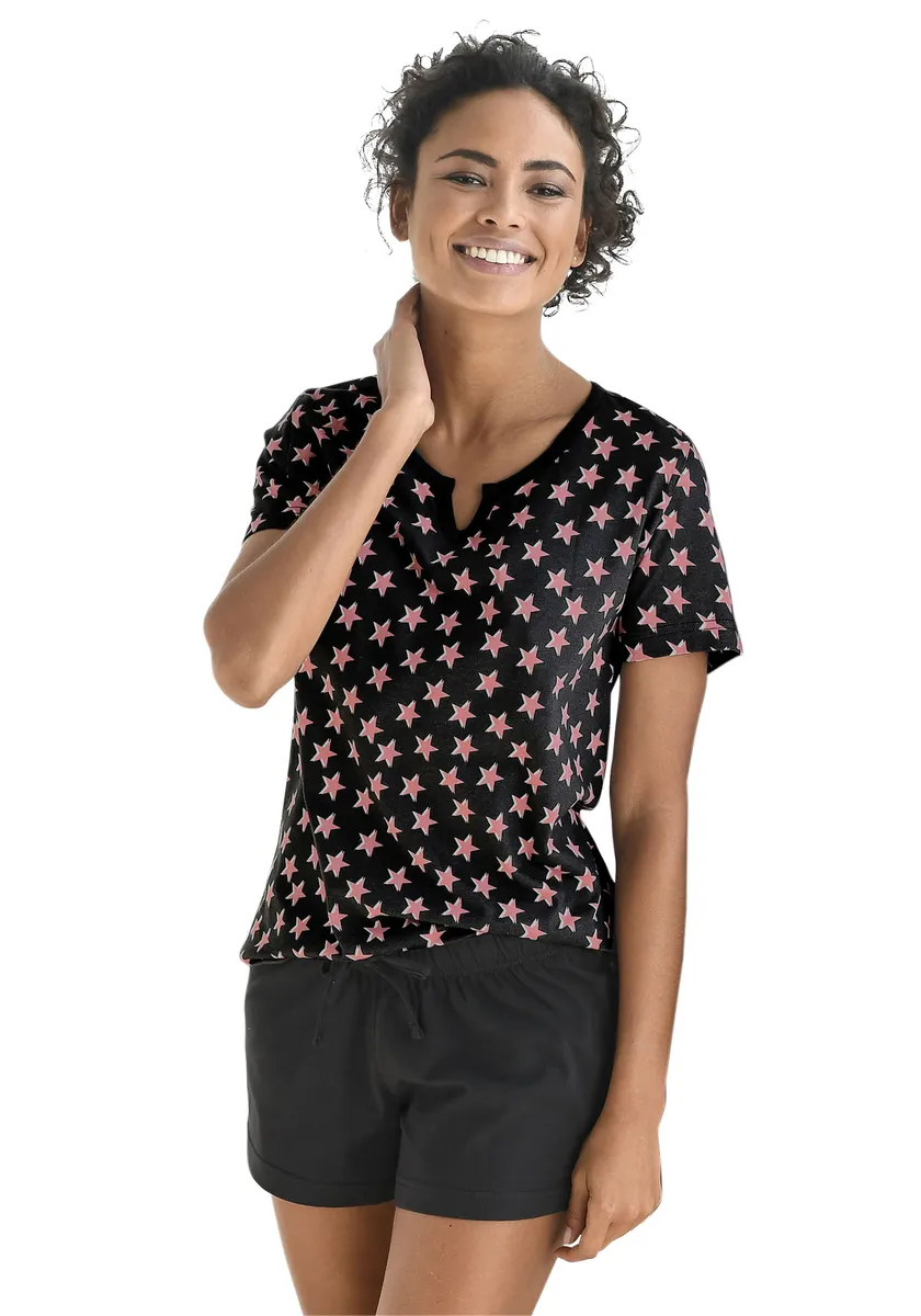 Пижама Vivance Dreams с принтом звезд, цвет Schwarz-Gemustert
Пижама Vivance Dreams с принтом звезд, цвет Schwarz-Gemustert