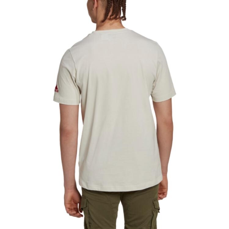 Футболка мужская светло-коричневая Adidas, коричневый 
Футболка мужская светло-коричневая Adidas, коричневый