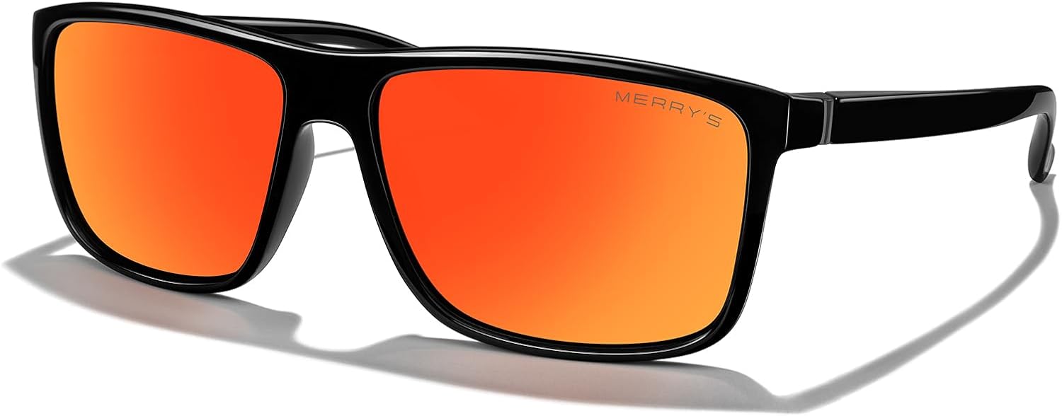 Прямоугольные поляризованные спортивные солнцезащитные очки MERRY'S для мужчин и женщин, для езды на велосипеде, вождения, рыбалки, с защитой UV400, модель S8225, Black Frame/Gray Metal/Red Mirror Lens
Прямоугольные поляризованные спортивные солнцезащитные очки MERRY'S для мужчин и женщин, для езды на велосипеде, вождения, рыбалки, с защитой UV400, модель S8225, Black Frame/Gray Metal/Red Mirror Lens