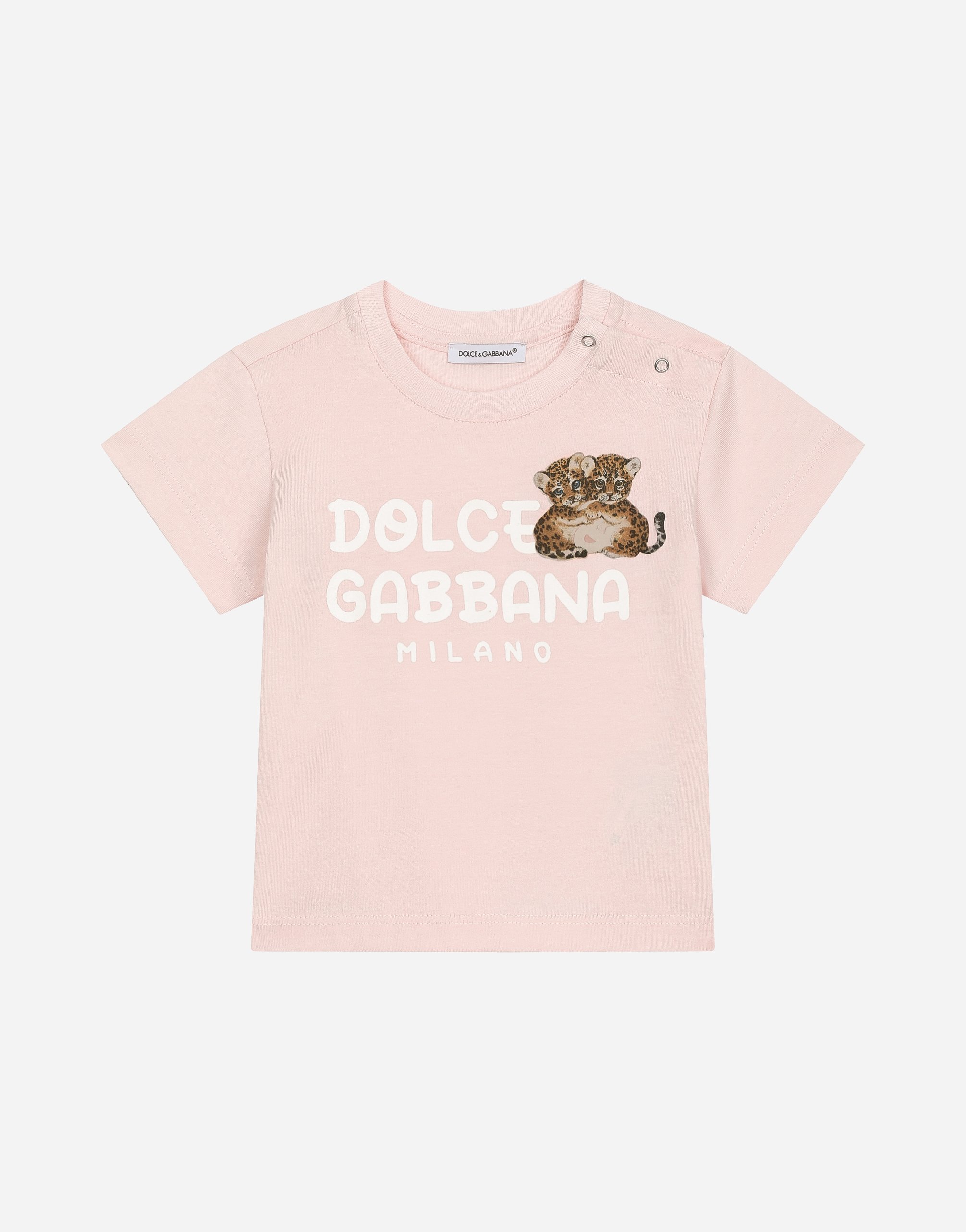 Футболка из джерси с логотипом Dolce&Gabbana, розовый
Футболка из джерси с логотипом Dolce&Gabbana, розовый