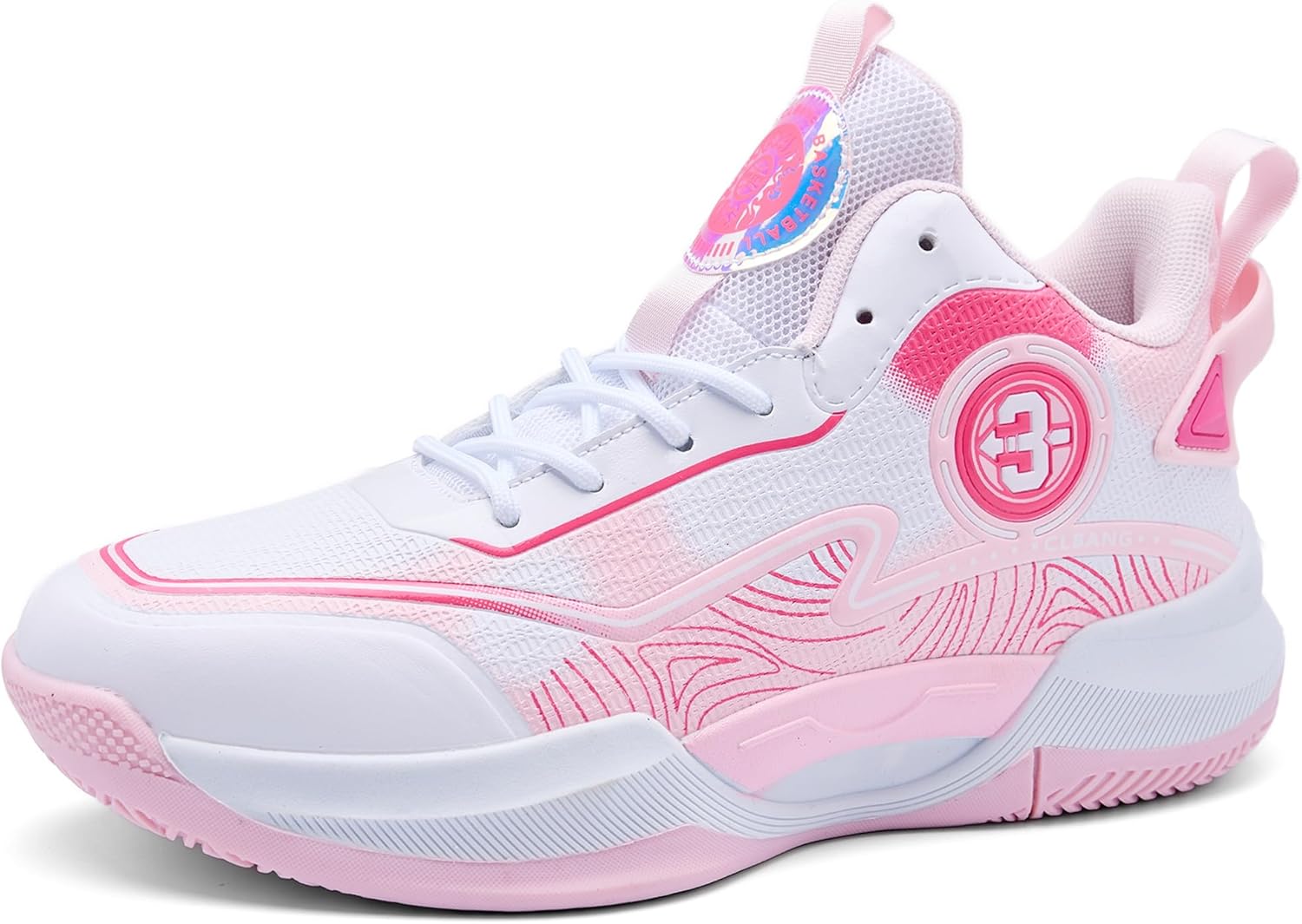 Мужские баскетбольные кроссовки Легкие Воздухопроницаемые Нескользящие Для тренировок на открытых кортах Kniaiwx, розовый
Мужские баскетбольные кроссовки Легкие Воздухопроницаемые Нескользящие Для тренировок на открытых кортах Kniaiwx, розовый