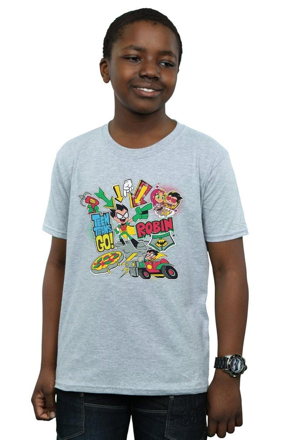 Футболка Teen Titans Go Robin Montage DC Comics, серый
Футболка Teen Titans Go Robin Montage DC Comics, серый