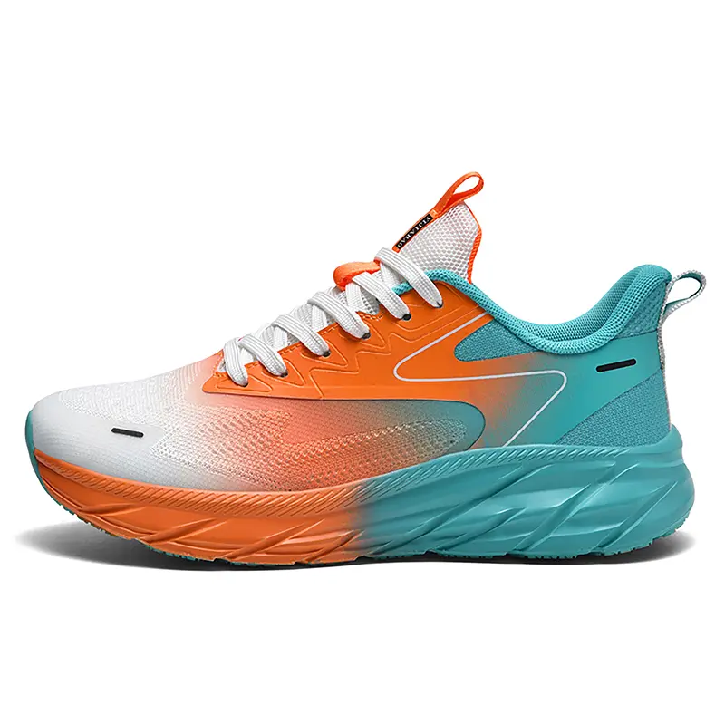 Кроссовки для бега с низким верхом, устойчивые к истиранию, с амортизацией ударов и тихие, для детей и подростков Yi Jiabao, белый/красный/оранжевый 
Кроссовки для бега с низким верхом, устойчивые к истиранию, с амортизацией ударов и тихие, для детей и подростков Yi Jiabao, белый/красный/оранжевый