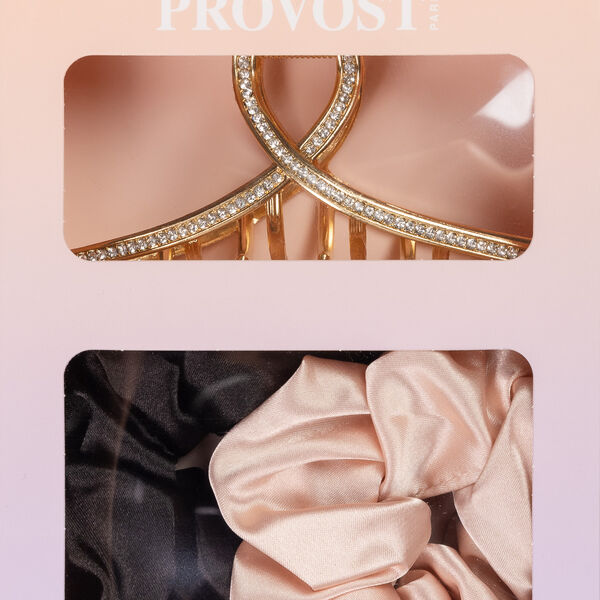 Комплект: резинка для волос, 2 шт. + заколка для волос, 1 шт. Franck Provost
Комплект: резинка для волос, 2 шт. + заколка для волос, 1 шт. Franck Provost